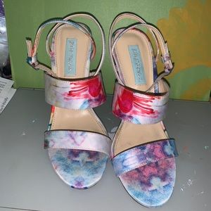 Blue Betsy Johnson SB Jenna Dress Sandals 6.5